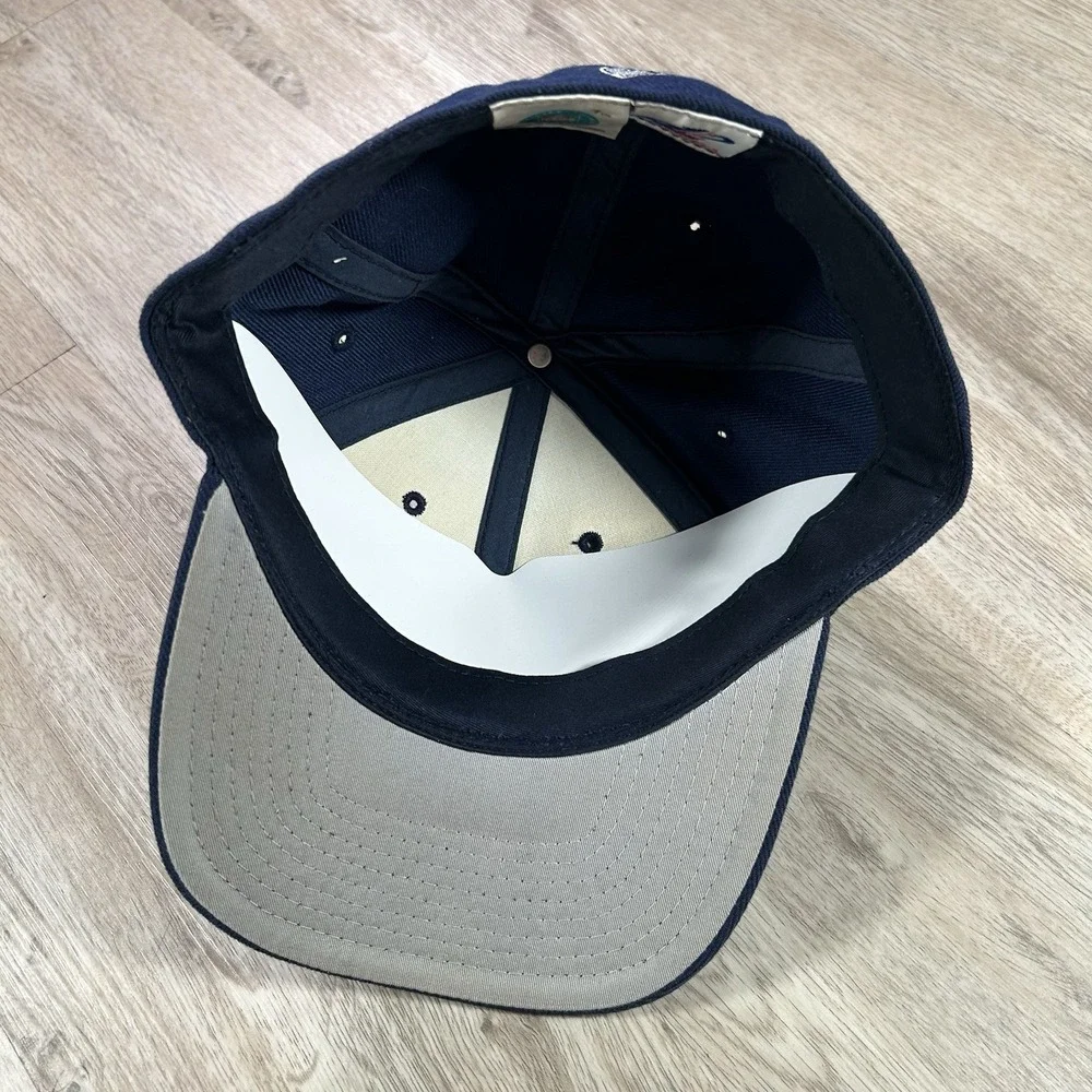 VTG Logo Athletic Dallas Cowboys Fited 7 1/4 Hat NFL Football Blue‎ Wool Cap